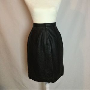 Leather Skirt
